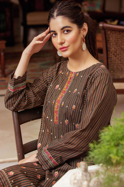 Stitched 1 Piece Embroidered Lawn Shirt