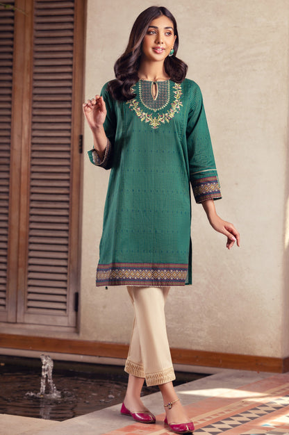 Stitched 1 Piece Embroidered Lawn Shirt