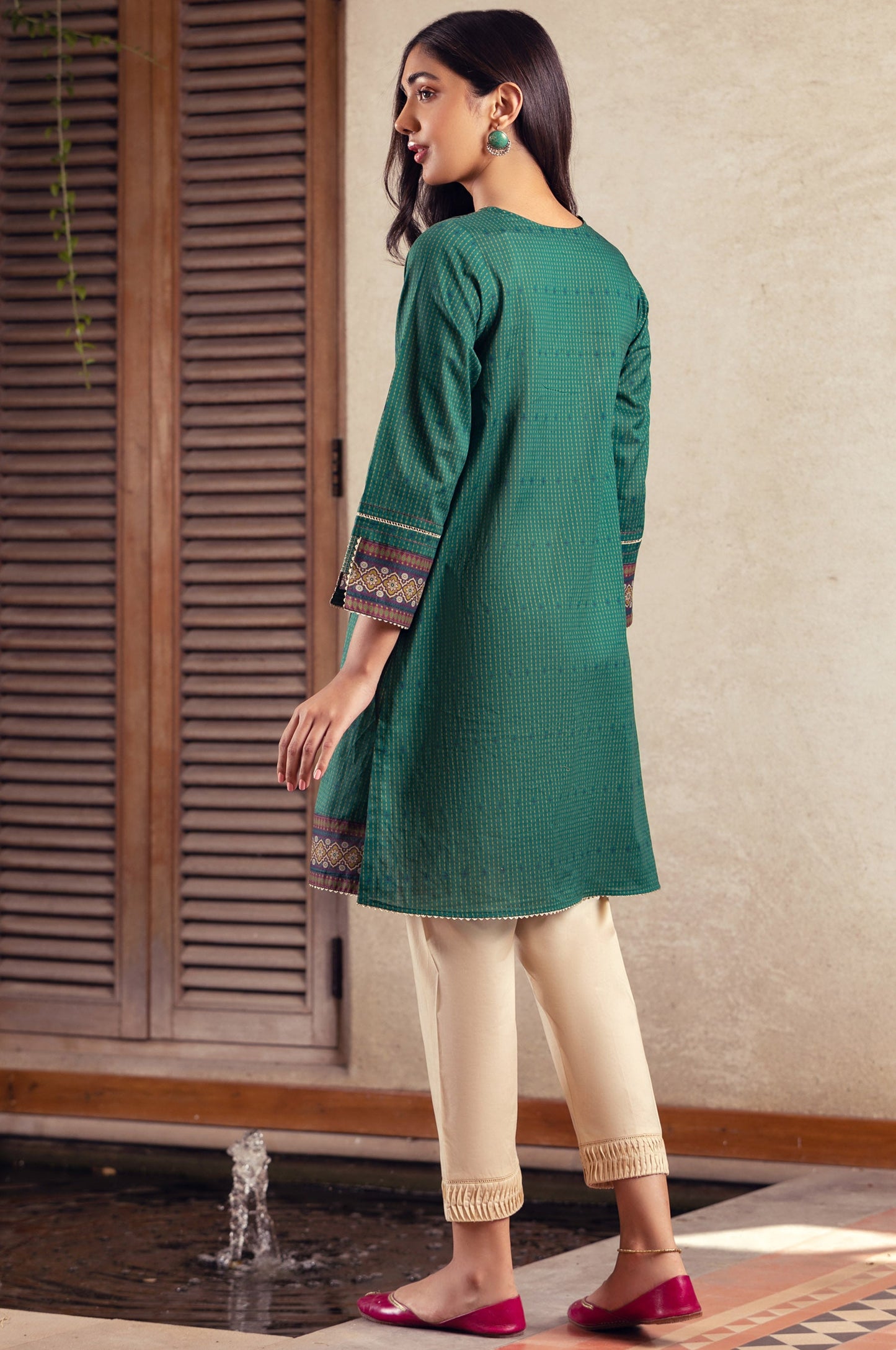 Stitched 1 Piece Embroidered Lawn Shirt