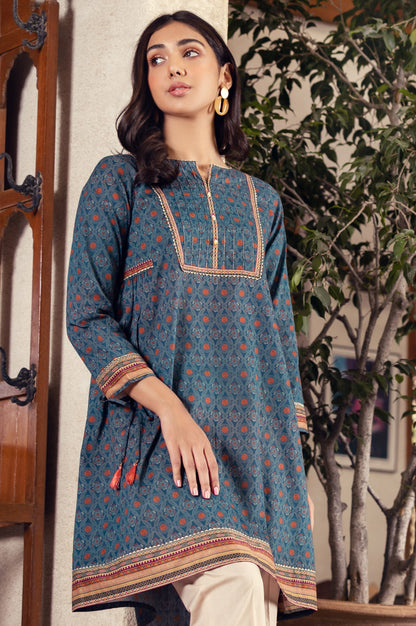 Stitched 1 Piece Digital Printed Doria Lawn Shirt