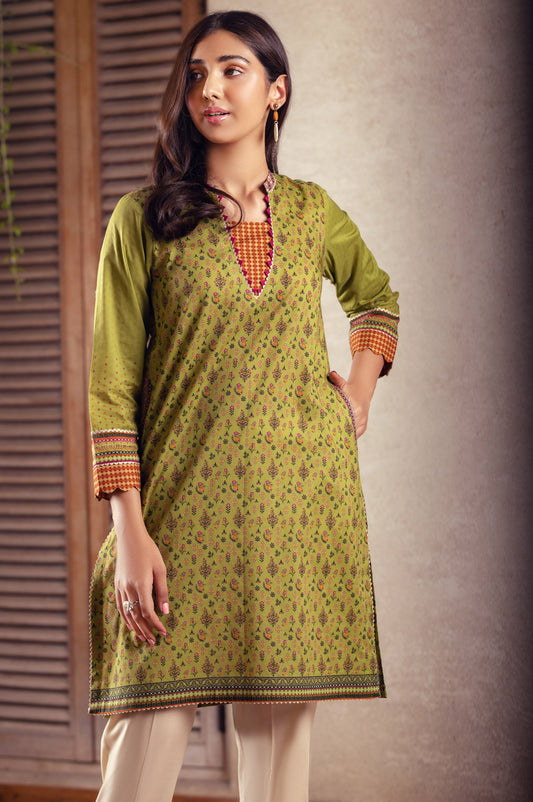 Stitched 1 Piece Digital Printed Doria Lawn Shirt