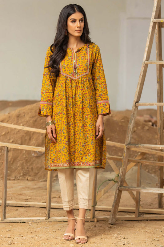 Stitched 1 Piece Digital Printed Cambric Shirt