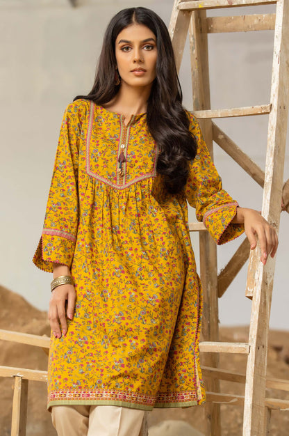 Stitched 1 Piece Digital Printed Cambric Shirt