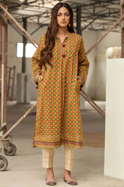 Stitched 1 Piece Digital Printed Lawn Shirt