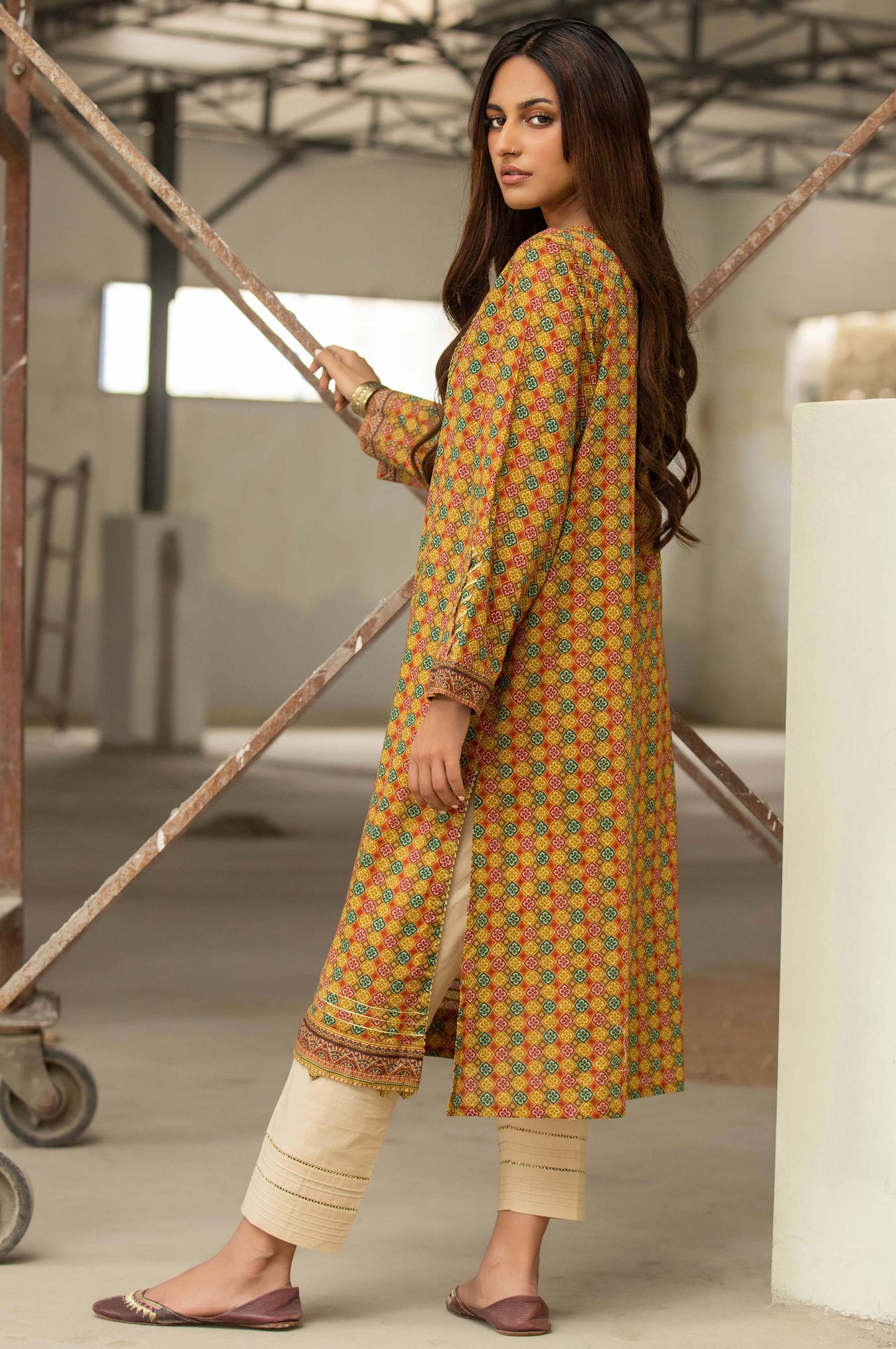 Stitched 1 Piece Digital Printed Lawn Shirt