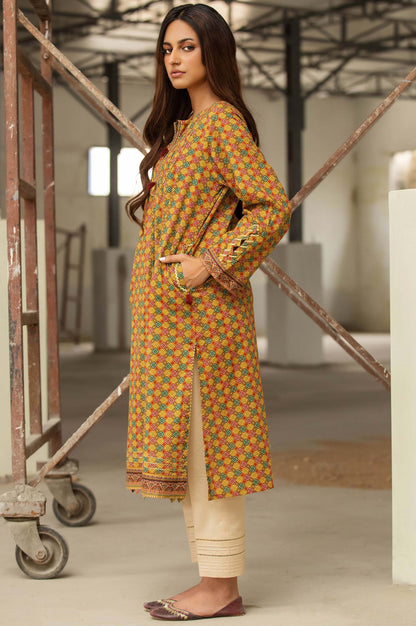 Stitched 1 Piece Digital Printed Lawn Shirt