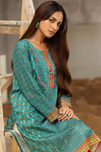 Stitched 1 Piece Digital Printed Cambric Shirt