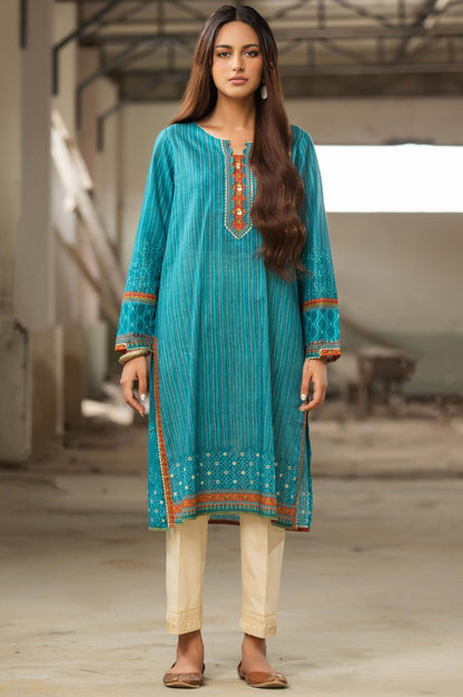 Stitched 1 Piece Digital Printed Cambric Shirt