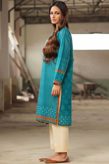 Stitched 1 Piece Digital Printed Cambric Shirt