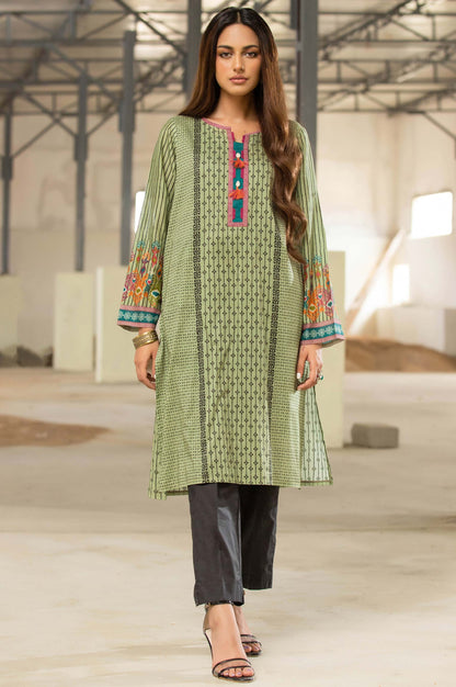 Stitched 1 Piece Digital Printed Cambric Shirt