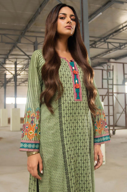 Stitched 1 Piece Digital Printed Cambric Shirt