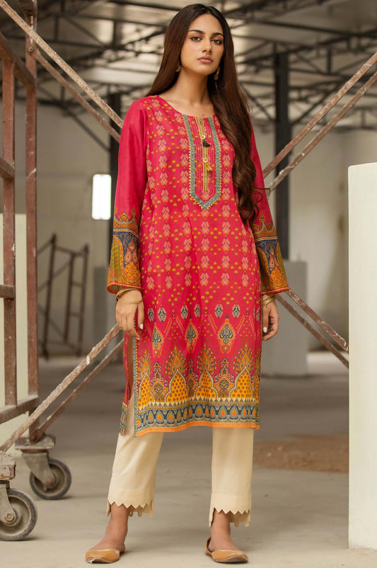 Stitched 1 Piece Digital Printed Cambric Shirt