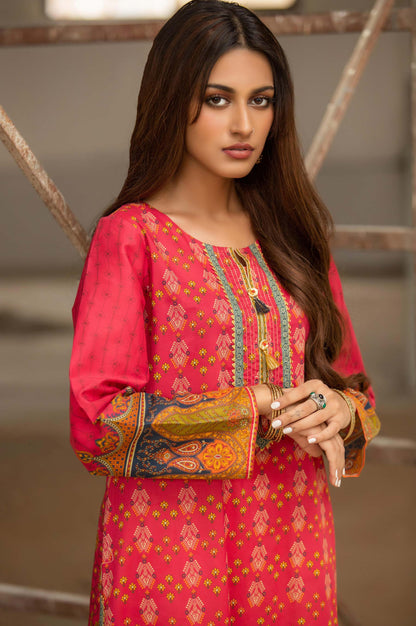 Stitched 1 Piece Digital Printed Cambric Shirt