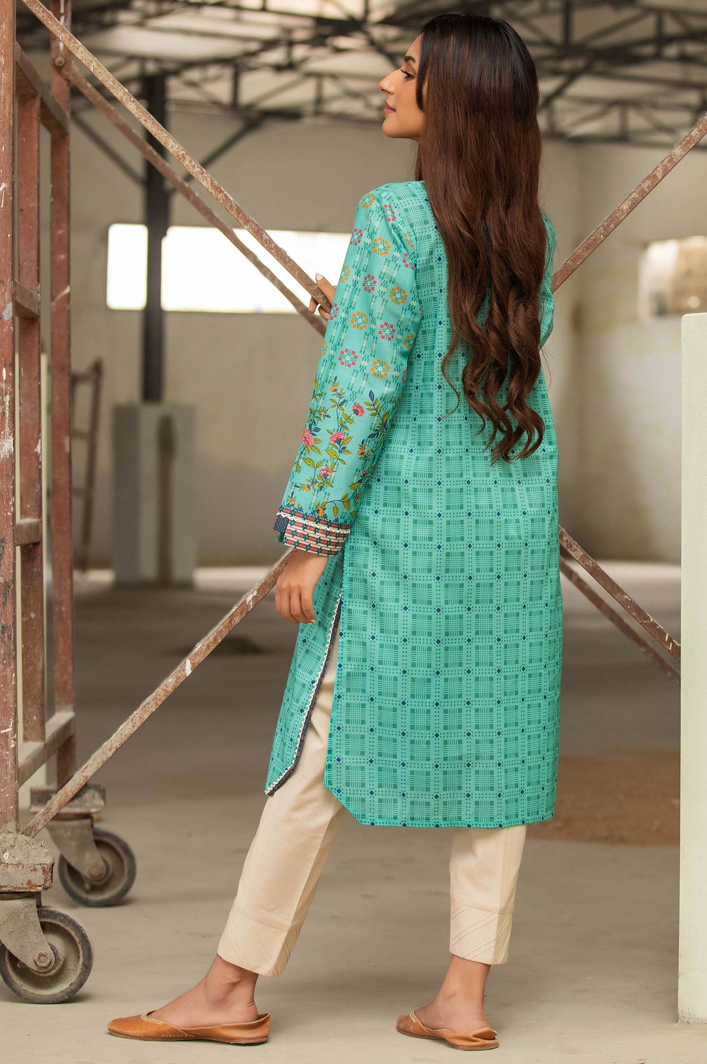 Stitched 1 Piece Digital Printed Doria Shirt