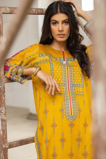 Stitched 1 Piece Digital Printed Cambric Shirt