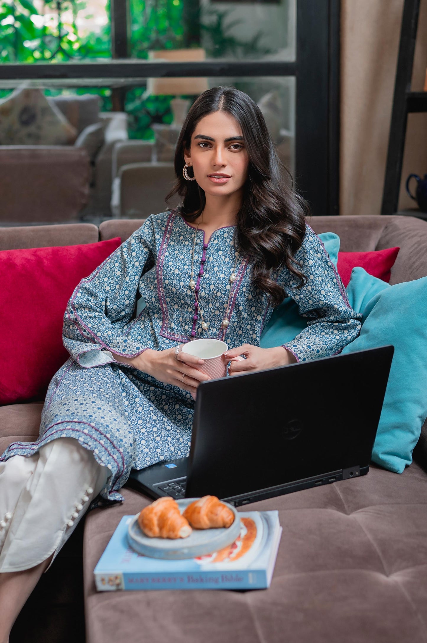 Stitched 1 Piece Digital Printed Khaddar Shirt