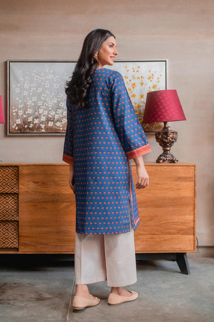 Stitched 1 Piece Embroidered Khaddar Shirt