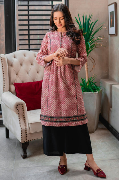 Stitched 1 Piece Digital Printed Khaddar Shirt