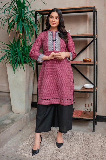 Stitched 1 Piece Digital Printed Khaddar Shirt