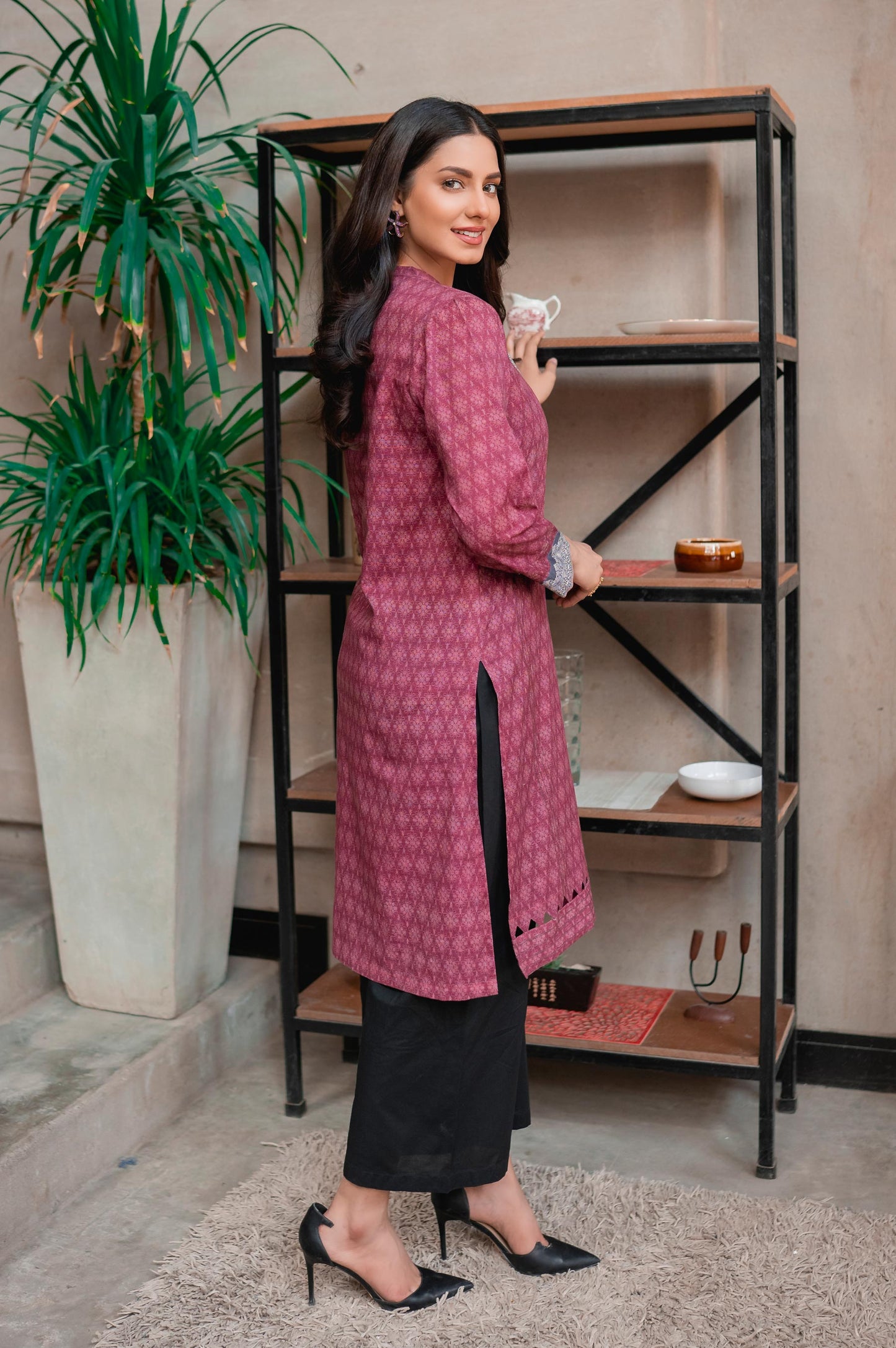 Stitched 1 Piece Digital Printed Khaddar Shirt