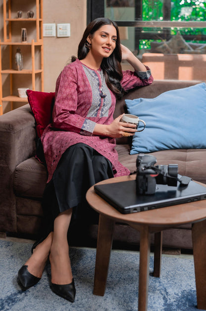 Stitched 1 Piece Digital Printed Khaddar Shirt