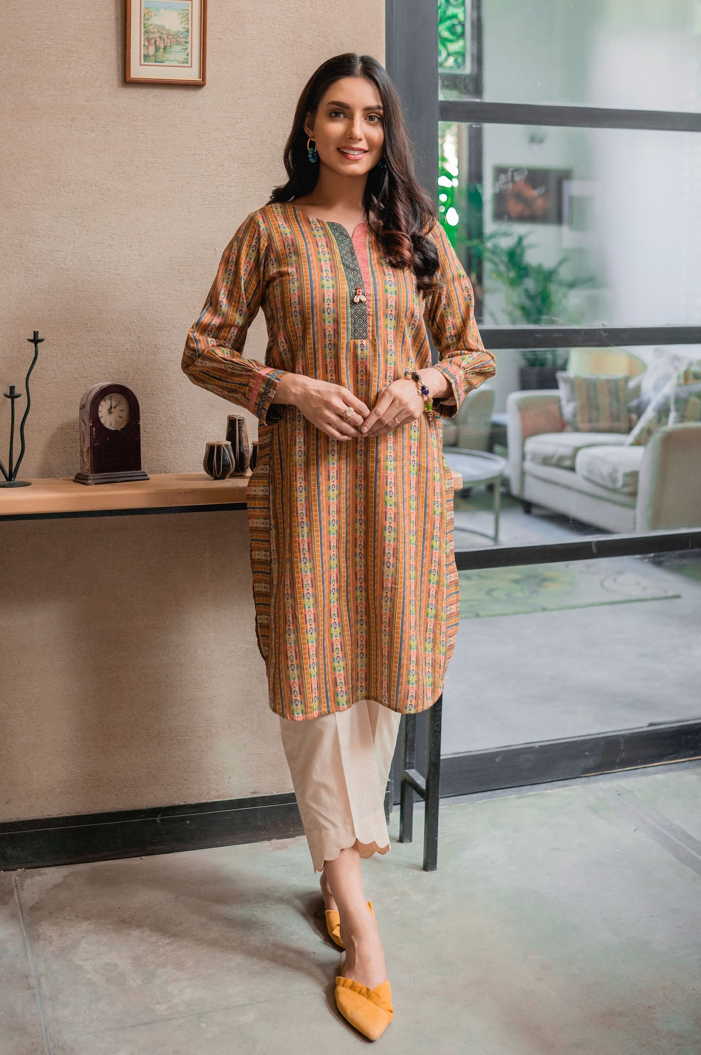 Stitched 1 Piece Digital Printed Cottel Shirt