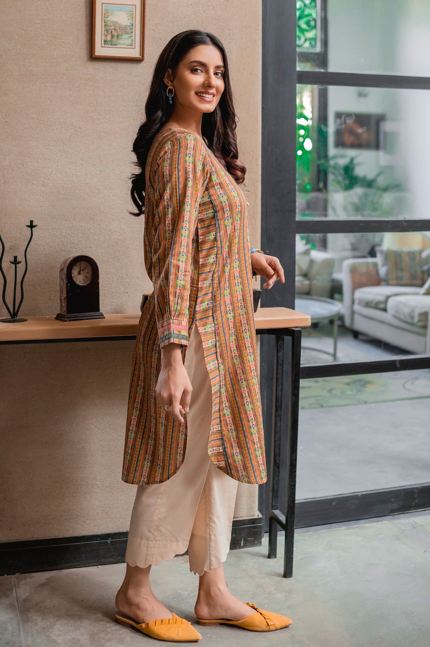 Stitched 1 Piece Digital Printed Cottel Shirt