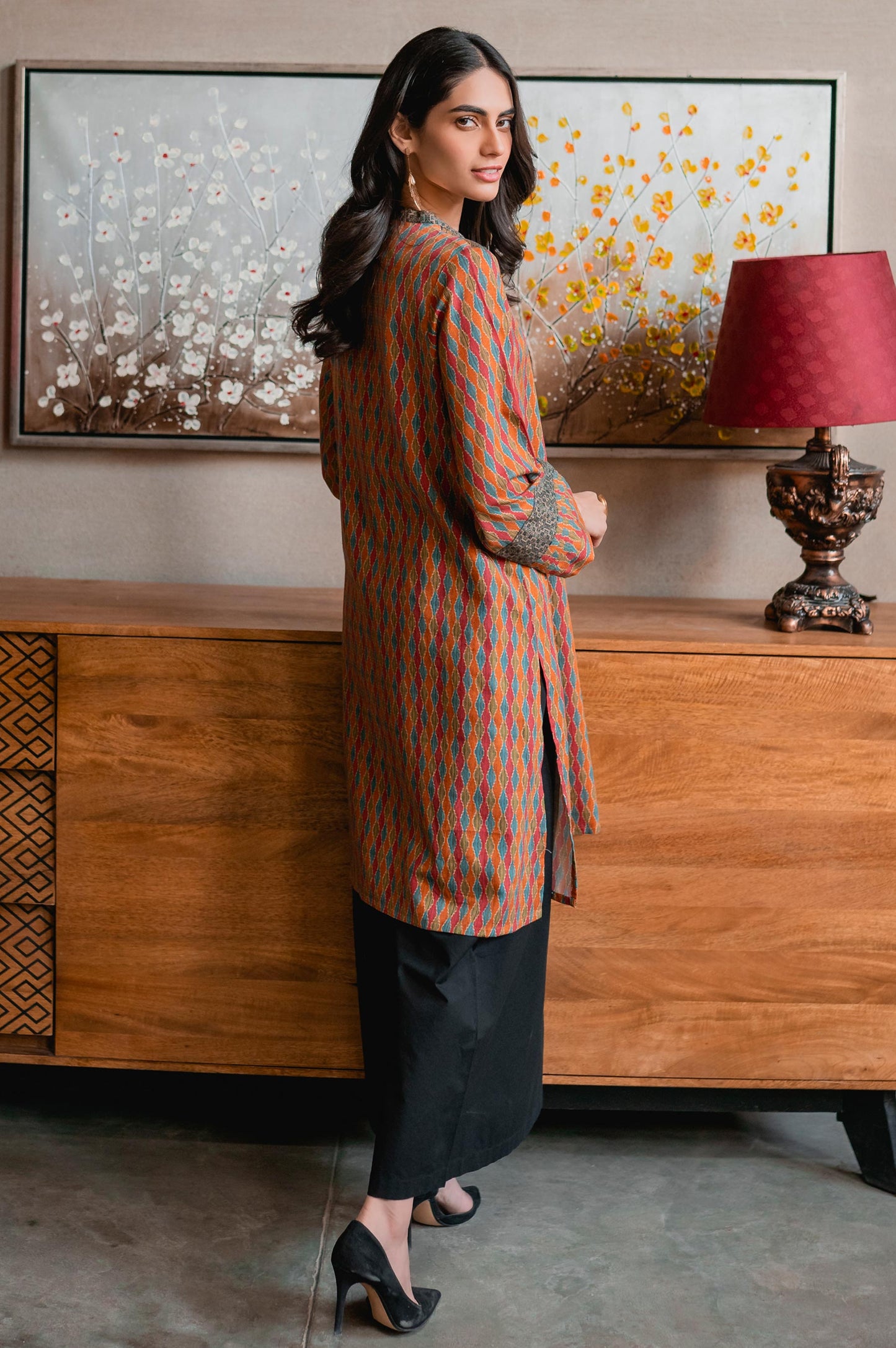 Stitched 1 Piece Digital Printed Cottel Shirt