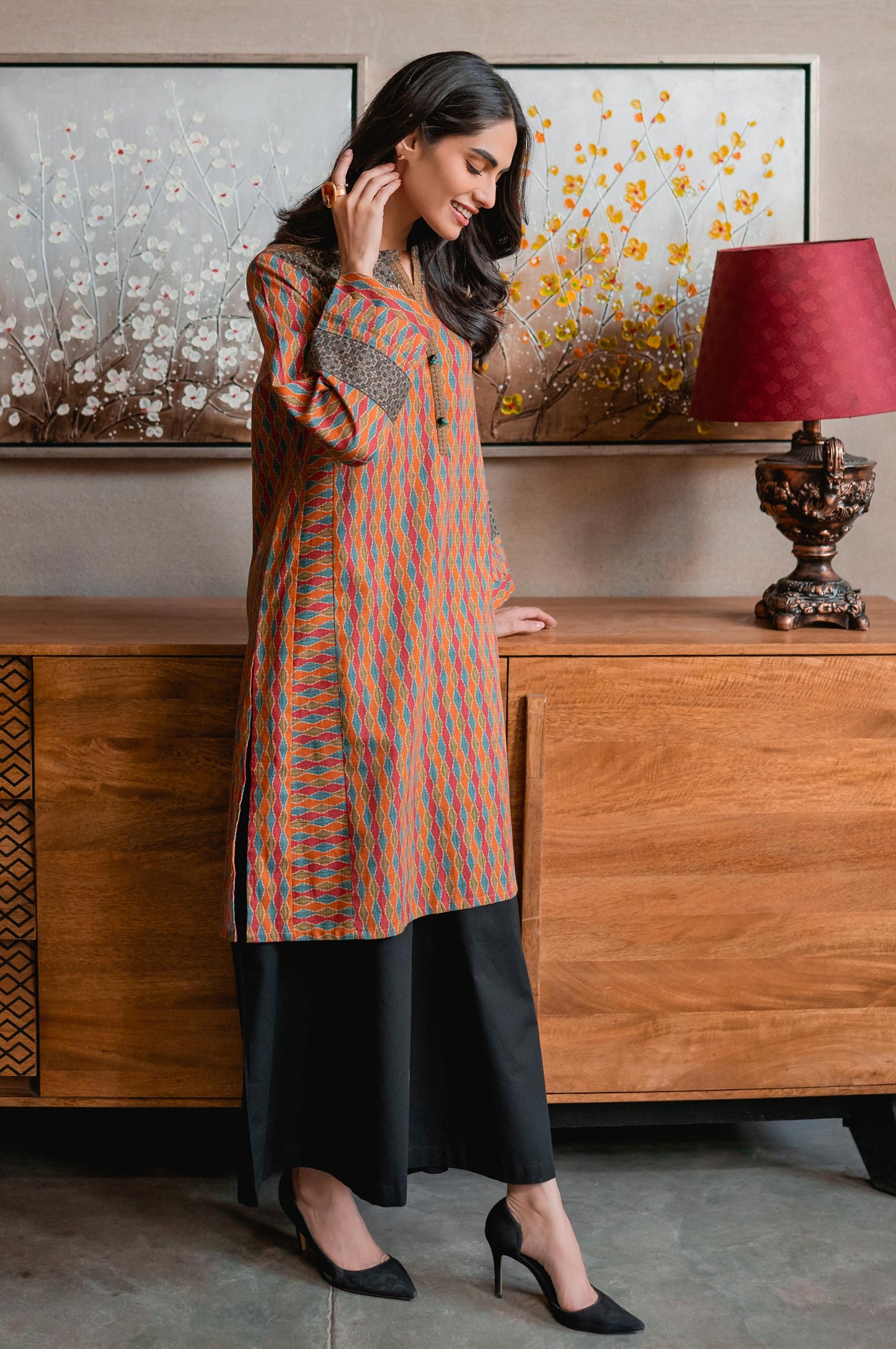 Stitched 1 Piece Digital Printed Cottel Shirt