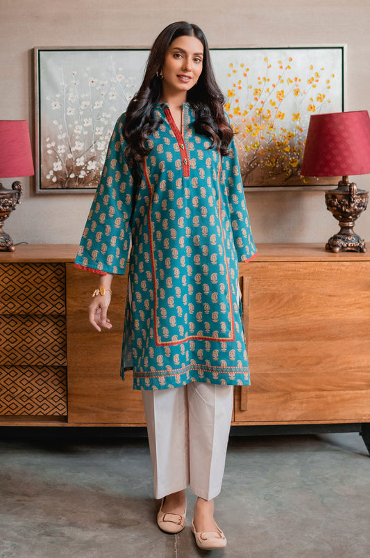 Stitched 1 Piece Digital Printed Cottel Shirt