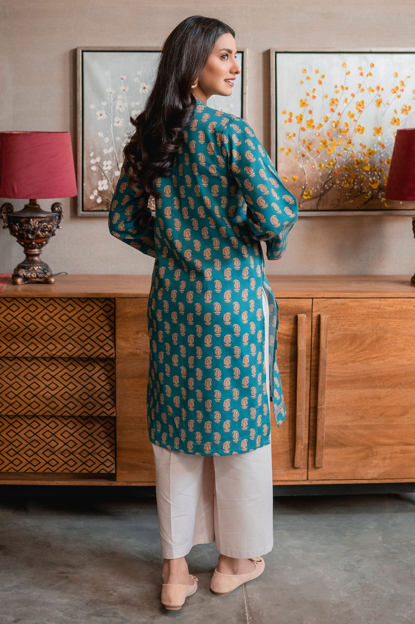 Stitched 1 Piece Digital Printed Cottel Shirt