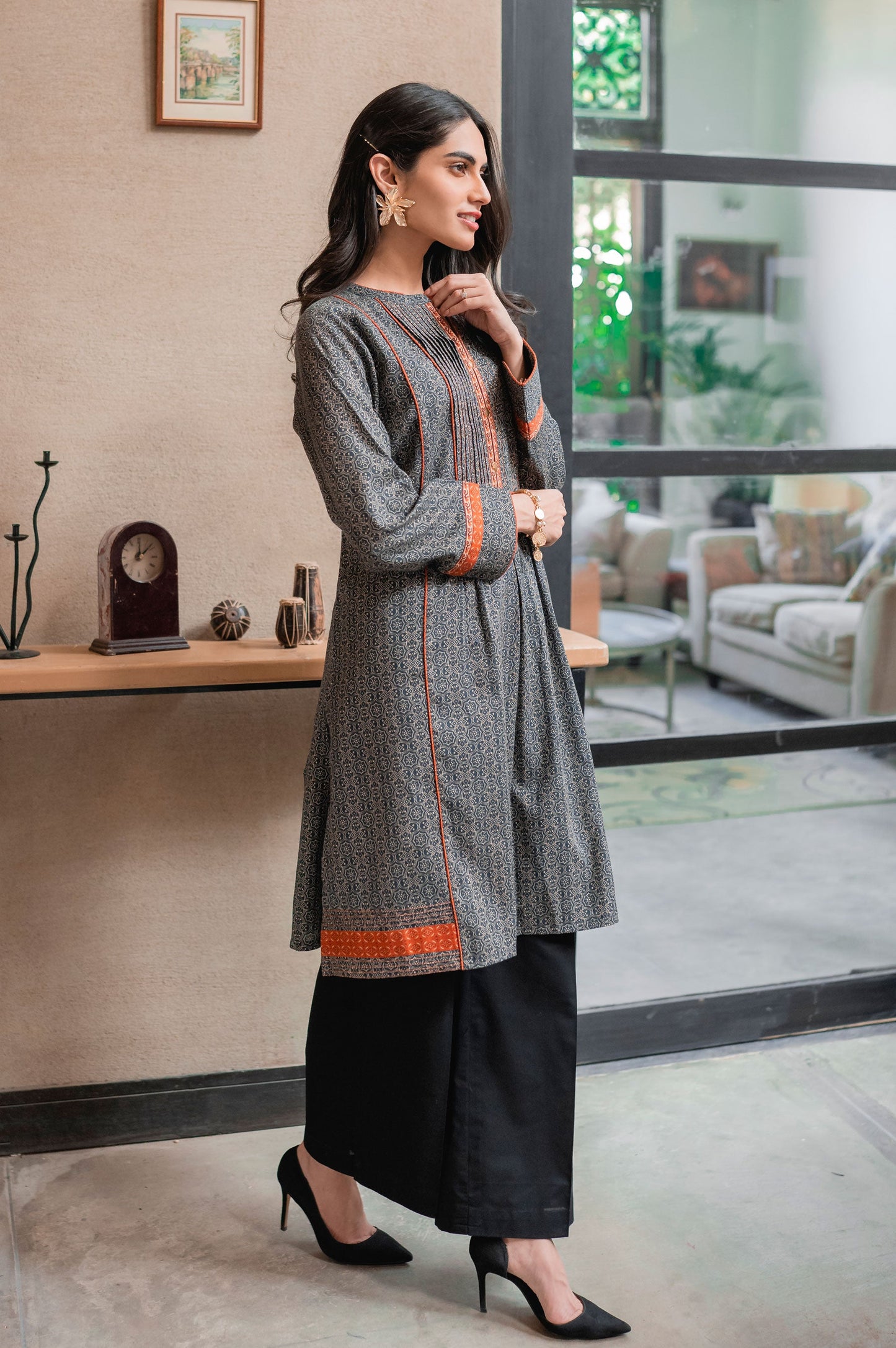 Stitched 1 Piece Digital Printed Cottel Shirt