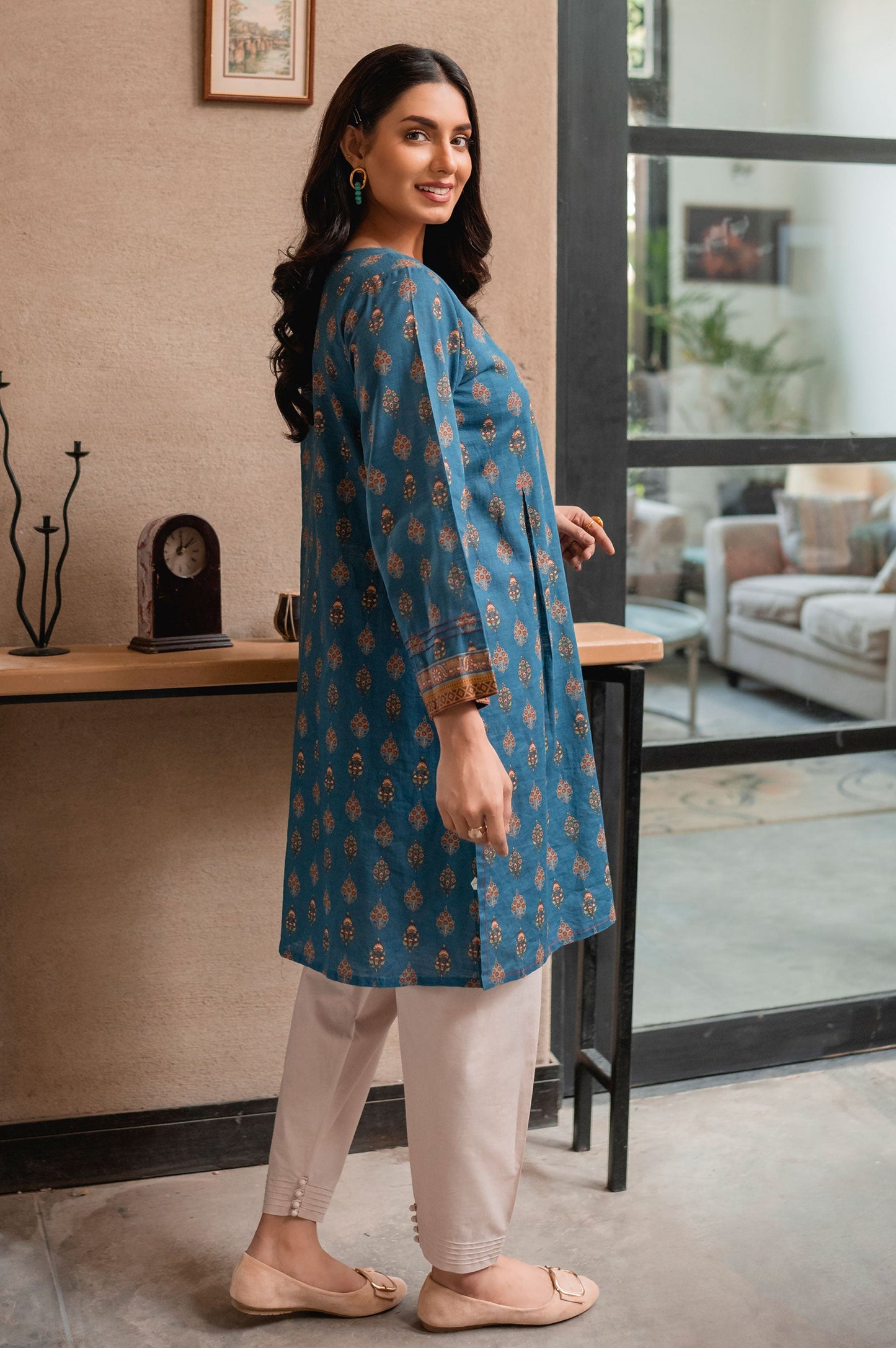 Stitched 1 Piece Digital Printed Cottel Shirt