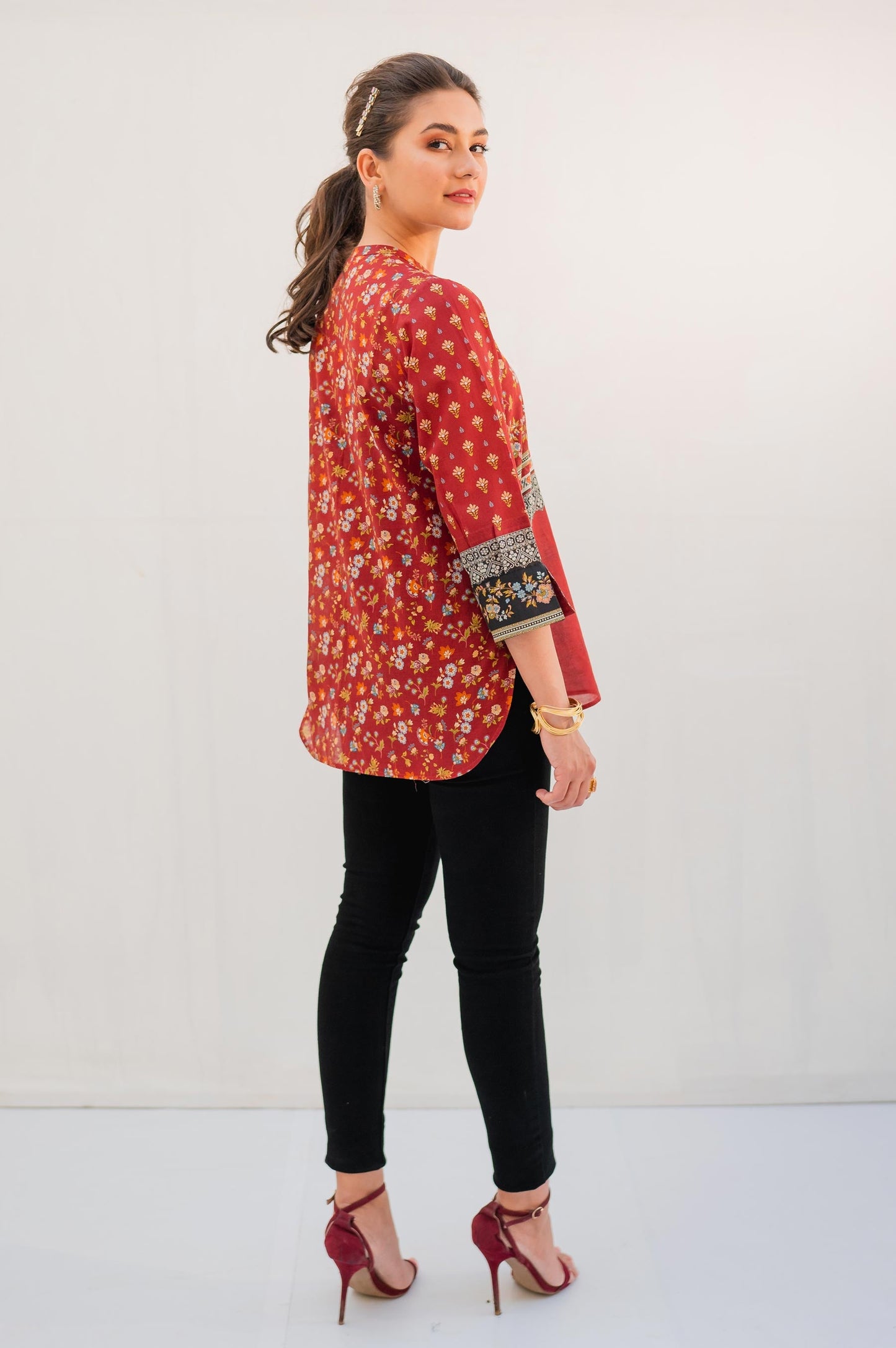 Stitched 1 Piece Digital Printed Lawn Shirt