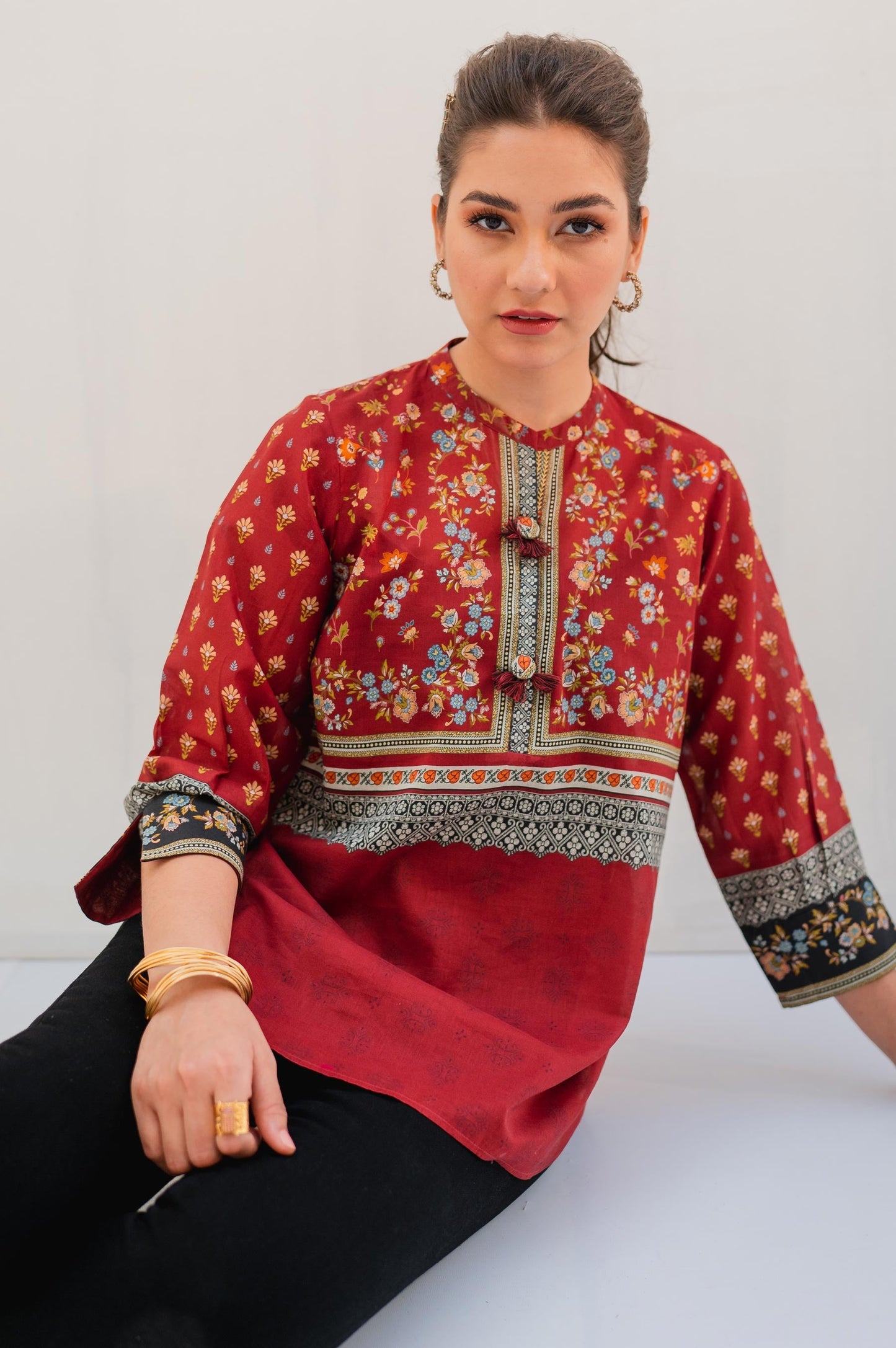 Stitched 1 Piece Digital Printed Lawn Shirt