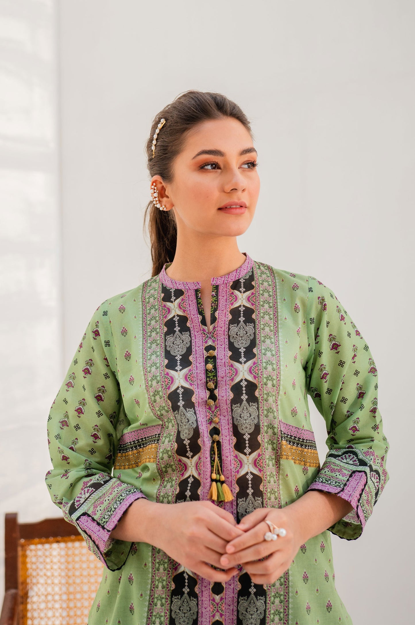 Stitched 1 Piece Digital Printed Lawn Shirt