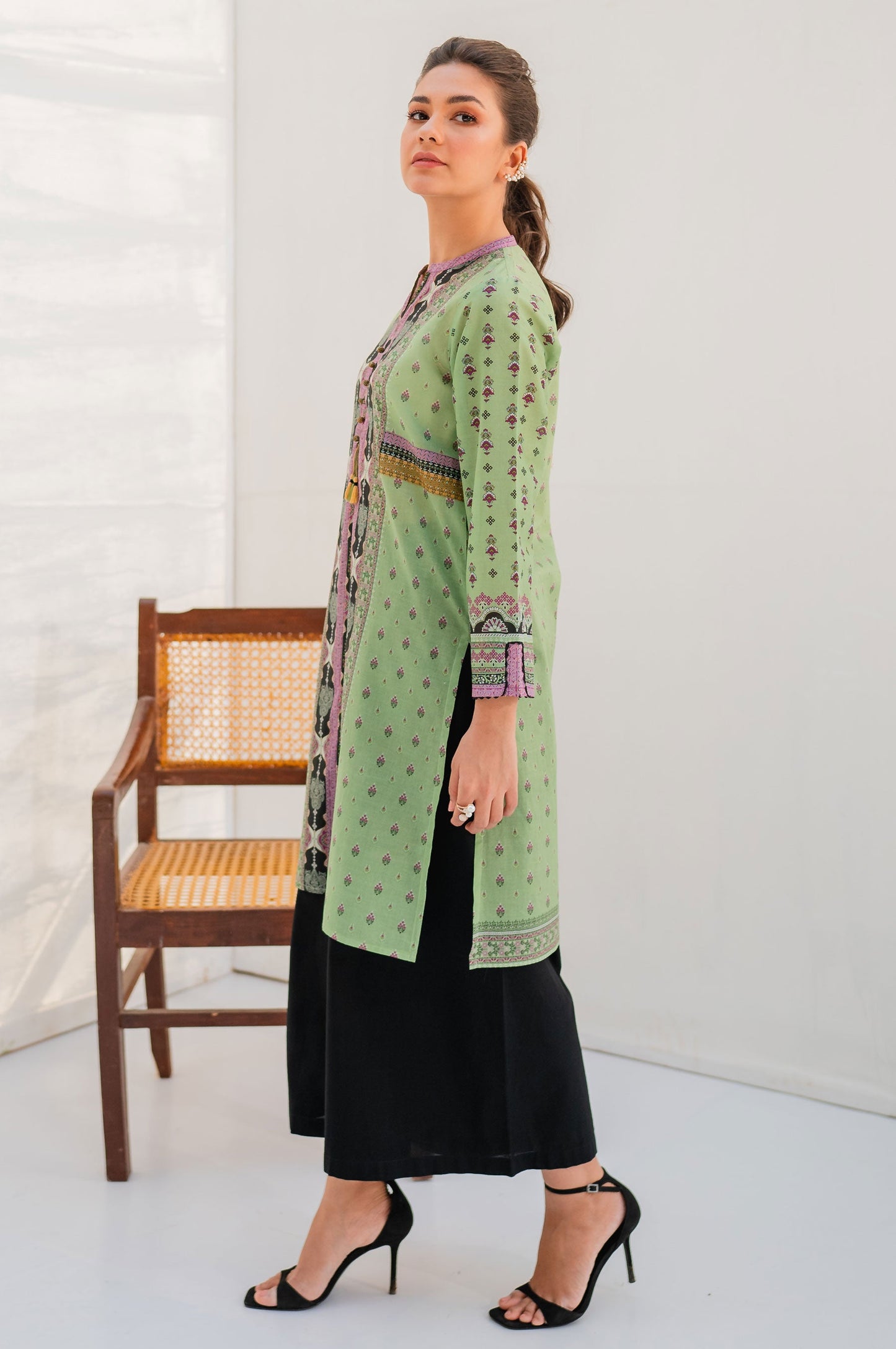 Stitched 1 Piece Digital Printed Lawn Shirt