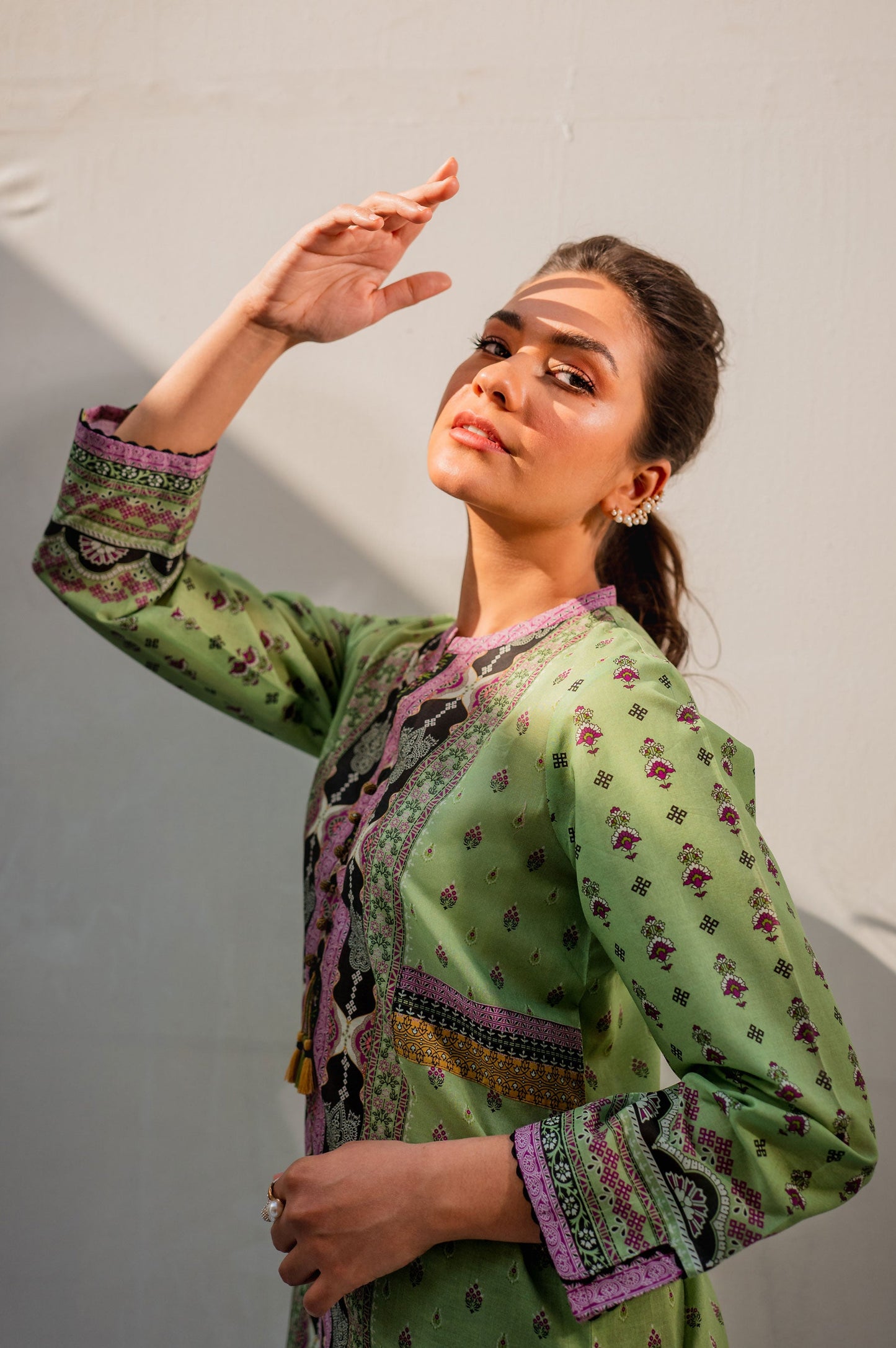 Stitched 1 Piece Digital Printed Lawn Shirt