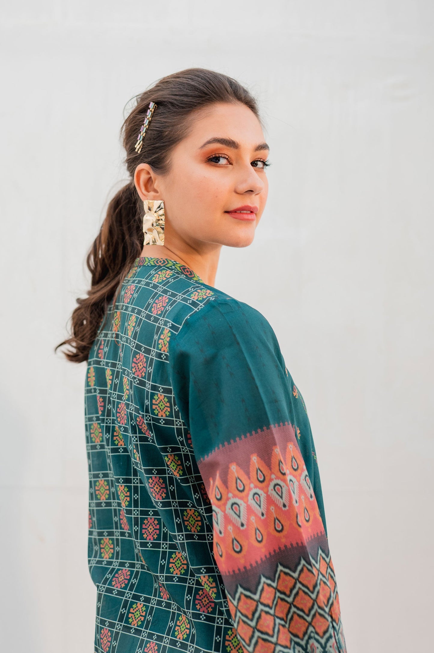 Stitched 1 Piece Digital Printed Lawn Shirt