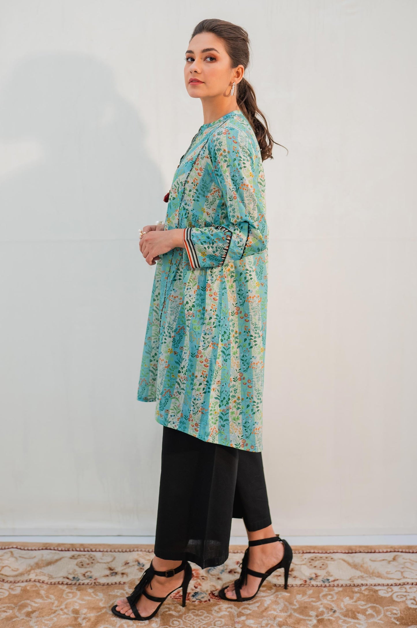 Stitched 1 Piece Digital Printed Lawn Shirt