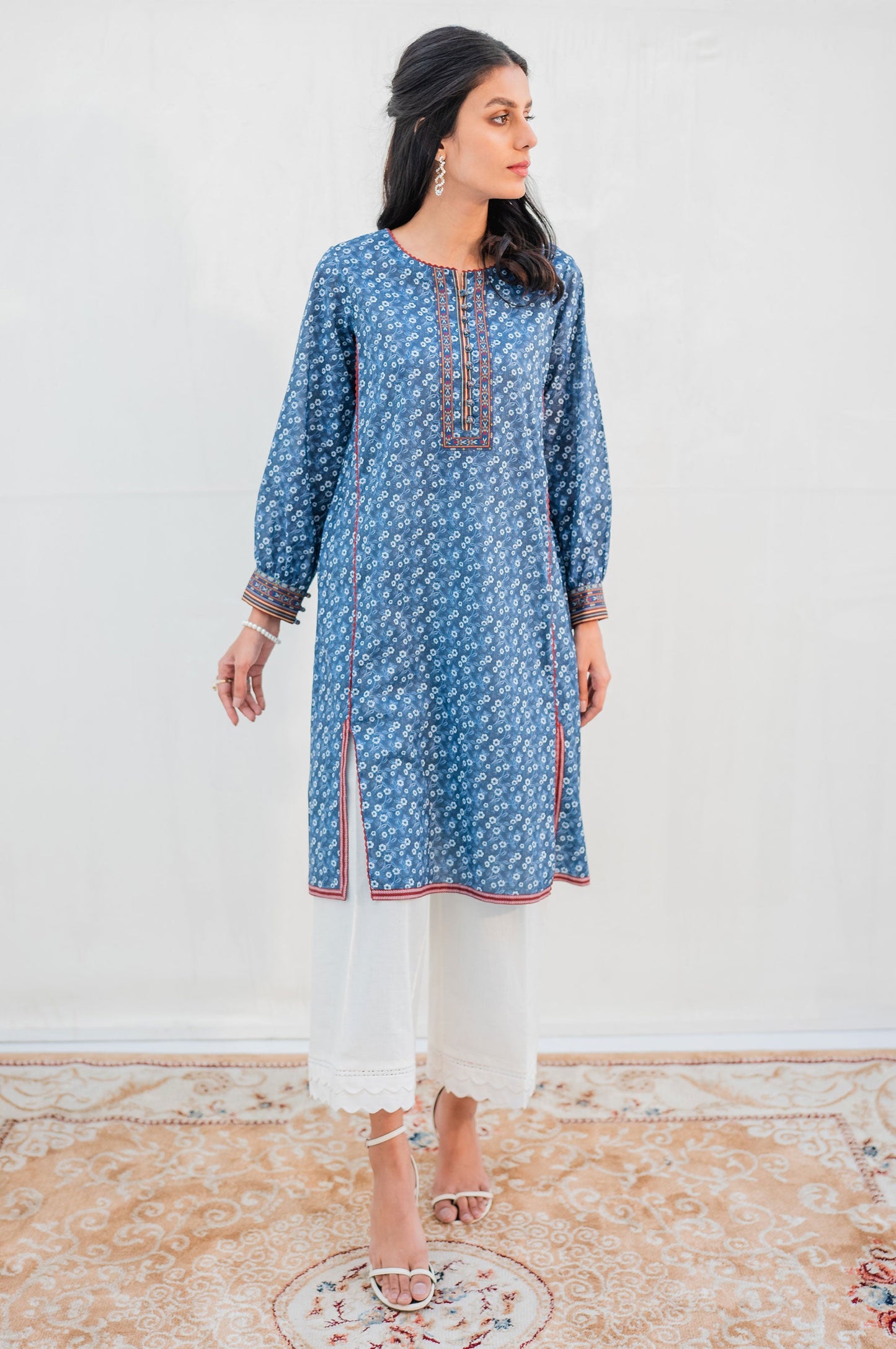 Stitched 1 Piece Digital Printed Lawn Shirt