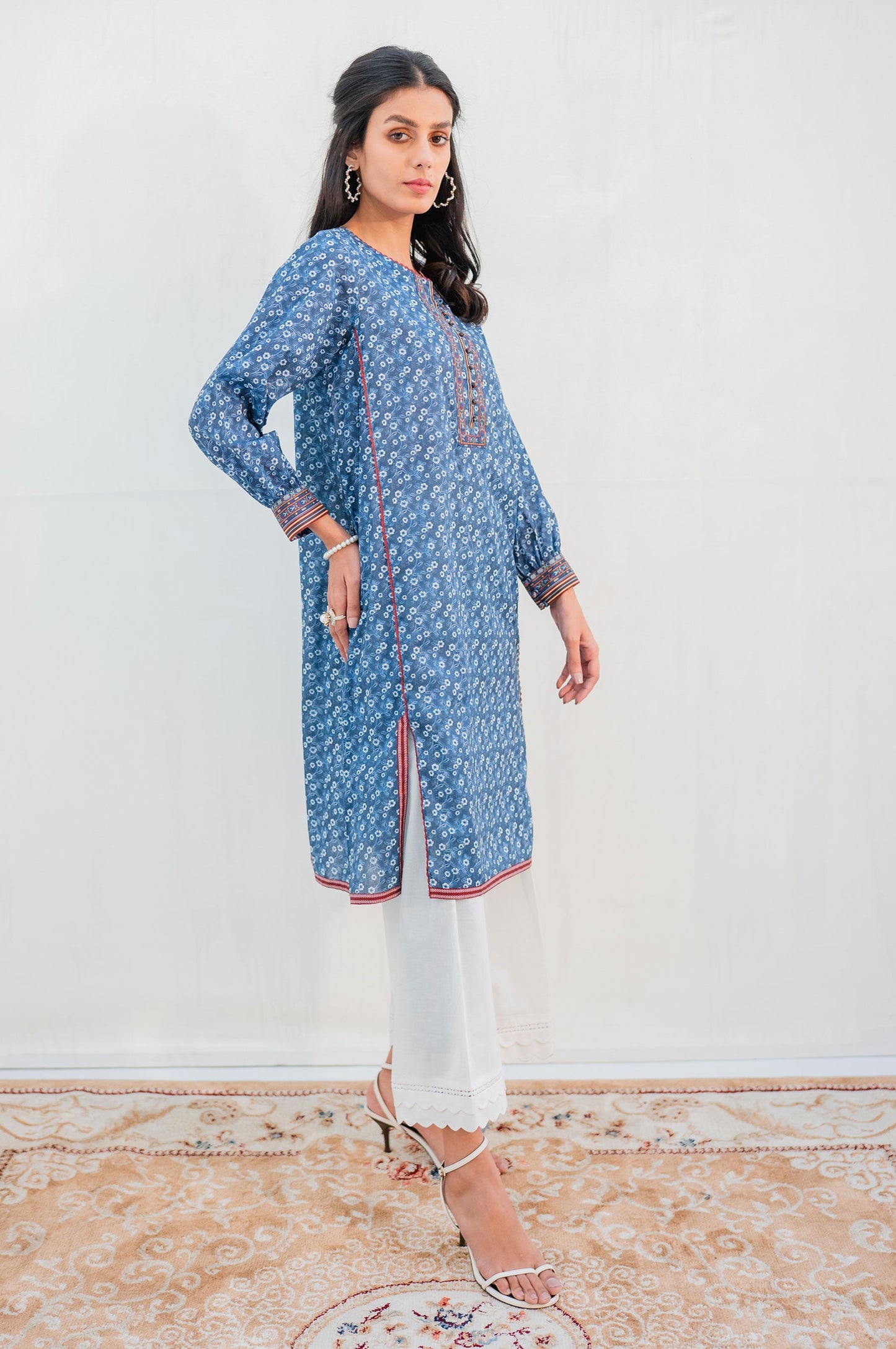 Stitched 1 Piece Digital Printed Lawn Shirt