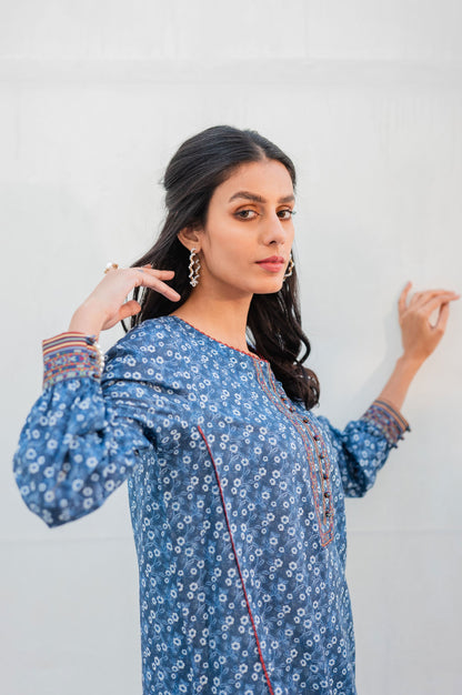 Stitched 1 Piece Digital Printed Lawn Shirt