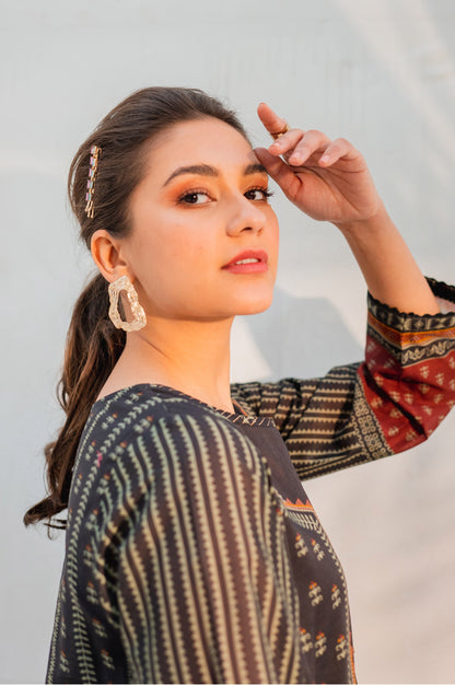 Stitched 1 Piece Digital Printed Lawn Shirt