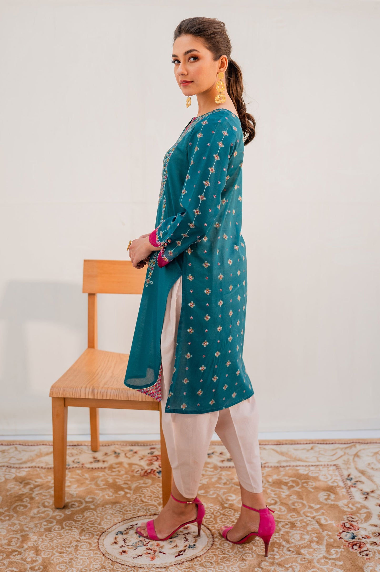 Stitched 1 Piece Digital Printed Lawn Shirt