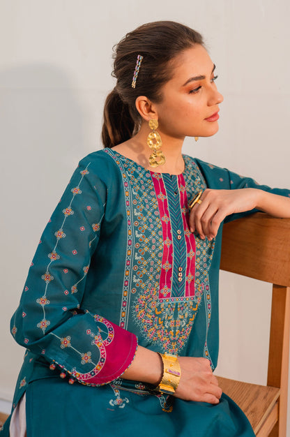 Stitched 1 Piece Digital Printed Lawn Shirt