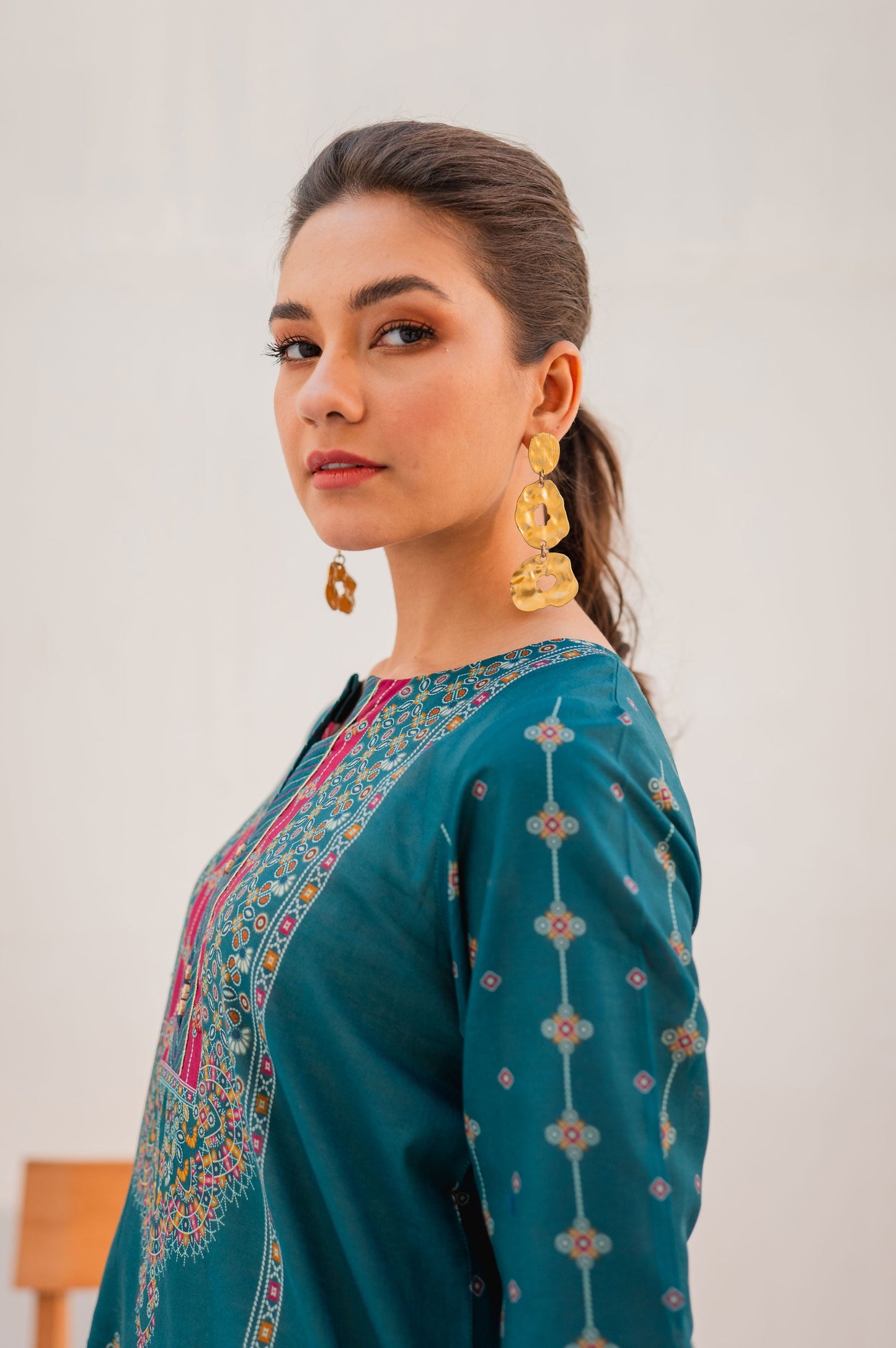 Stitched 1 Piece Digital Printed Lawn Shirt