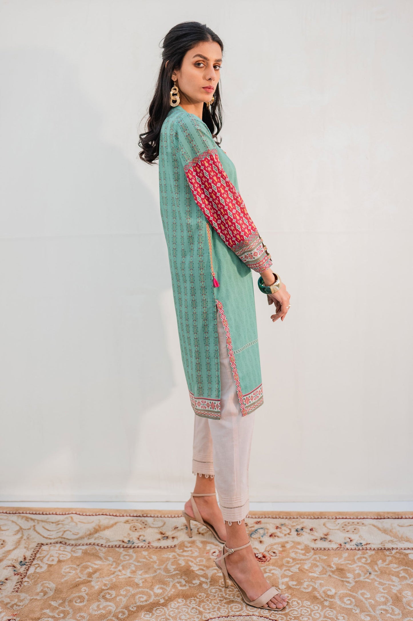 Stitched 1 Piece Digital Printed Lawn Shirt