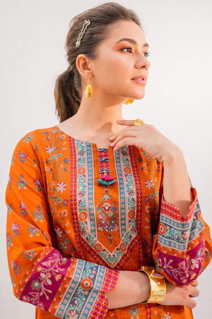 Stitched 1 Piece Digital Printed Lawn Shirt