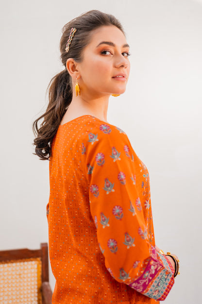 Stitched 1 Piece Digital Printed Lawn Shirt